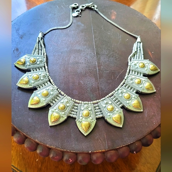 Lucky Brand Jewelry - Lucky Brand Silver and Gold Fish Necklace